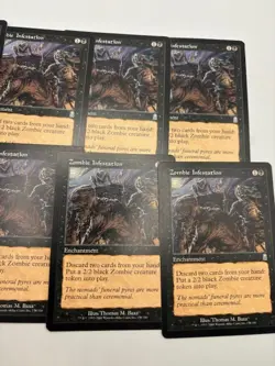 Zombie Infestation Odyssey X4 Play Set MTG Magic The Gathering Uncommon LP/NM - Image 3