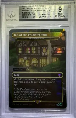 Inn Of The Prancing Pony Serialized MTG LoTR BGS 9 96/100 - Image 1