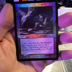 Onslaught Bloodstained Mire CGC Magic MTG FOIL (1004) PSA Graded - Image 3