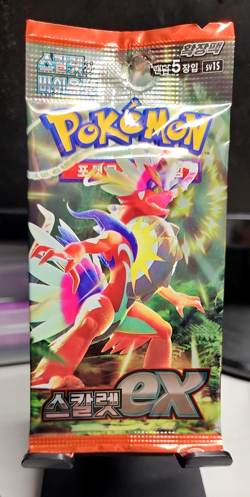Pokemon TCG Cards Scarlet and Violet ex Scarlet Ex Booster Pack Sealed Korean - Image 1