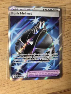 2025 Pokemon TCG. Phantasmal Flames. Trainer Punk Helmet. Full Art 131/094 NM - Image 1