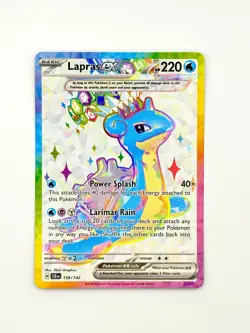Lapras ex 158/142 Sv07: Stellar Crown Holo - NM Pokemon TCG - Image 1
