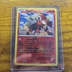 Entei Reverse Holo XY Ancient Origins 14/98 Pokemon TCG 2015 NM - Image 1