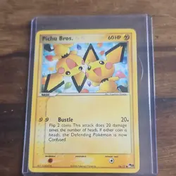 Pokemon Pichu Bros. POP Series 3 016/017 Common 60HP Bustle Basic 2006 English - Image 1