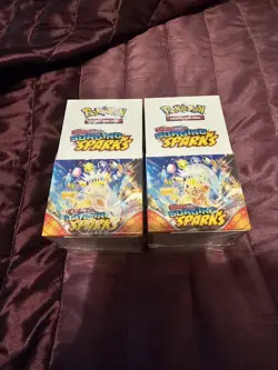 2 Pokemon TCG Surging Sparks Half Booster Box 36 Packs Factory NEW SEALED ✅✅ - Image 1