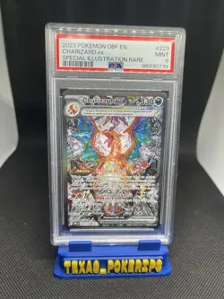 Pokemon TCG Charizard EX Sir Obsidian Flames Card 223/197 PSA 9 - Image 1