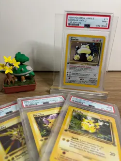 Pokemon Jungle 1st Edition Snorlax Holo Rare 11/64 PSA 9 Mint Rare Beautiful - Image 5