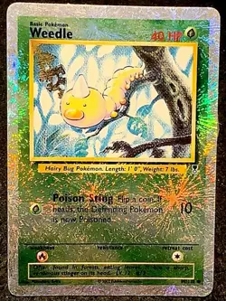 Pokemon TCG Legendary Collection Reverse Holo Weedle 99/110 🐛 WoTC C2002 - Image 1