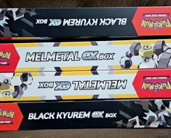 Pokemon TCG: Black Kyurem Ex Box & Melmetal Ex Box Combo Box - TOTAL OF 4 BOXES - Image 3