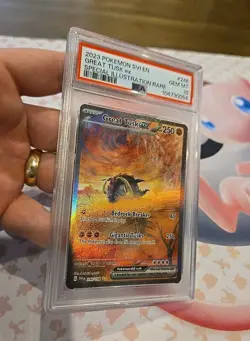 PSA 10 GEM MT Great Tusk Ex SIR #246 2023 Pokemon Scarlet & Violet Special Rare - Image 3