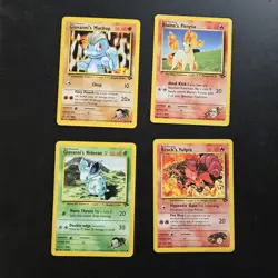 Pokemon Bundle - 36x Gym Heroes & Challenge Sets WOTC Com/Uncom No Duplicates - Image 5
