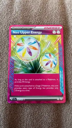 Neo Upper Energy 162/162 - Ace Spec Holo Ultra Rare Pokemon TCG - Near Mint - Image 1
