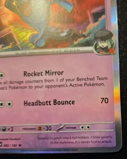 Team Rocket's Wobbuffet 082/182 Holo Rare Destined Rivals Pokemon TCG - Image 5