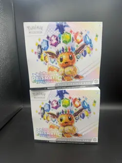 (X2) Pokemon TCG Scarlet Violet Prismatic Evolutions Elite Trainer Box ETB - Image 1