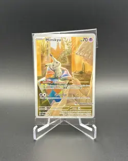 Pokemon Sealed Mimikyu #75 Pokemon Center Stamped ETB Promo Paldean Fates - Image 1