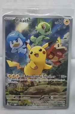 Sealed Pikachu [Paldea] #27 Pokemon Promo [NM] SEALED - Image 1