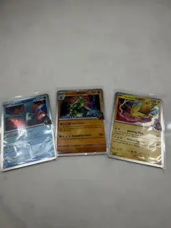 Pokemon TCG Team Rocket Promos Cosmo Holo Team Tyranitar/zapdos/articuno NM - Image 1