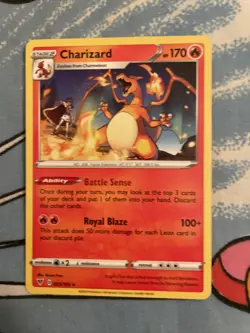 CHARIZARD 025/185 - Mint/nm Non Holo Rare - Pokemon TCG Vivid Voltage - Image 1
