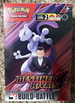 Pokemon S&V Destined Rivals Build & Battle Box 4 Booster Packs + Promo [SEALED] - Image 1