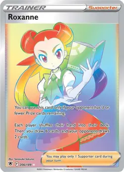 Roxanne 206/189 - SWSH10: Astral Radiance (SWSH10) Secret Rare Pokemon TCG NM - Image 1