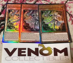 3x (M/NM) Dogmatika Ecclesia, the Virtuous RA01-EN020 Ultimate Rare 1st YuGiOh - Image 1