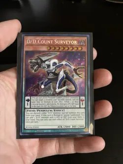 Yu-Gi-Oh! D/D Count Surveyor 1st Edition Secret Rare BLMM-EN041 - Image 2
