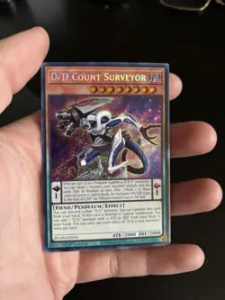 Yu-Gi-Oh! D/D Count Surveyor 1st Edition Secret Rare BLMM-EN041 - Image 3