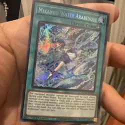 Yugioh Mikanko Water Arabesque MP24-EN136 Prismatic Secret Rare 1st Edition - Image 3