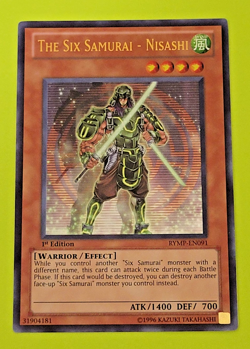 Yu-Gi-Oh The Six Samurai - Nisashi 1st Edition Ultra Rare RYMP-EN091 Nm - Image 1