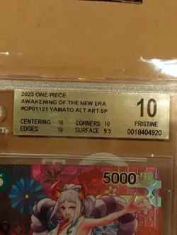 ONE PIECE Yamato BGS10 SP OP01-121 AWAKENING OF THE NEW ERA ALT ART YAMATO - Image 2
