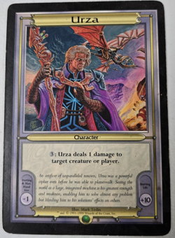 MTG Urza Vanguard Oversized Card 1999 Magic The Gathering Wizards of The Coast - Image 1