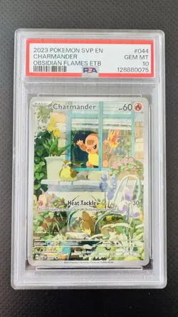 Charmander 044 Sv: Scarlet & Violet Promo Cards Holo PSA 10 - Image 1