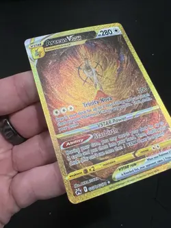 Arceus VSTAR GG70/GG70 Pokemon TCG Crown Zenith Holo Card Secret Rare Gold Minty - Image 3