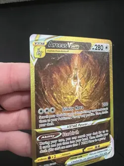 Arceus VSTAR GG70/GG70 Pokemon TCG Crown Zenith Holo Card Secret Rare Gold Minty - Image 4