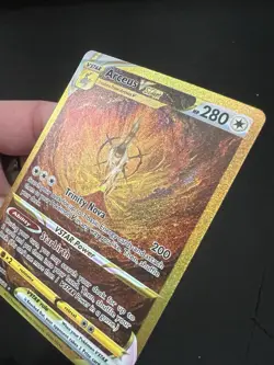 Arceus VSTAR GG70/GG70 Pokemon TCG Crown Zenith Holo Card Secret Rare Gold Minty - Image 5