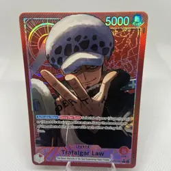 OP14-001 Trafalgaw Law Leader Alt Art One Piece TCG English Card - Image 1