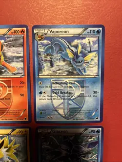 4x Plasma Eeveeloution Pokemon Cards Very Rare Various Conditions - Image 3