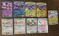2025 Pokemon EX HOLO Double RARE LOT Flames PFL Destined DRI SSP JTG 9 Card LOT - Image 1