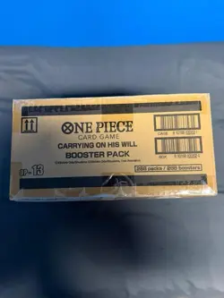 One Piece ENG Carrying on His Will OP-13 Case Sealed ENG BANDAI CARD GAME - Image 1