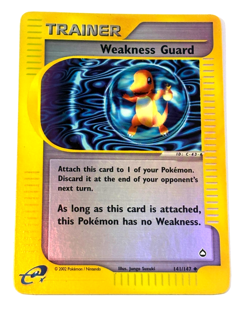 Weakness Guard - 141/147 - Pokemon Aquapolis Reverse Holo Rare LP Card - Image 1