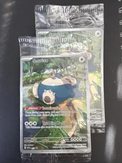SEALED Snorlax 051 SVP (Scarlet & Violet Promo Card) | Slight Curve See Photos - Image 1