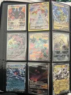 90 Pokemon Card Binder Lot Vmax And Full Arts - Image 1