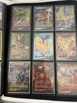 90 Pokemon Card Binder Lot Vmax And Full Arts - Image 2
