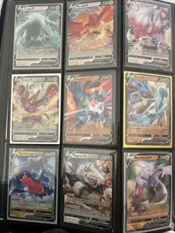 90 Pokemon Card Binder Lot Vmax And Full Arts - Image 3