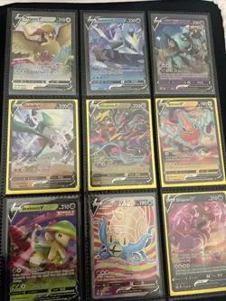 90 Pokemon Card Binder Lot Vmax And Full Arts - Image 4