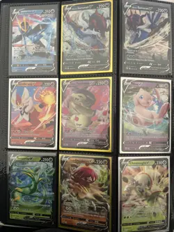 90 Pokemon Card Binder Lot Vmax And Full Arts - Image 5