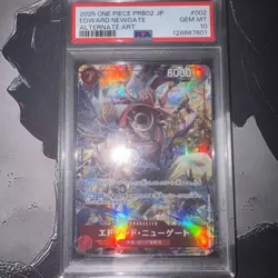 PSA10 Edward Newgate Parallel THE BEST- VOL.2 002 One Piece Card Japanese PSA 10 - Image 2
