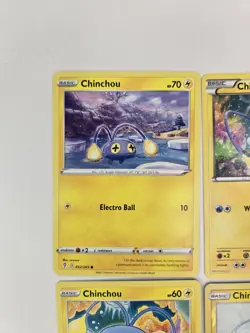 Lot Of 8 Pokemon Cards Chinchou Lanturn Pokedex Evo Collection TCG Reverse Holo - Image 3