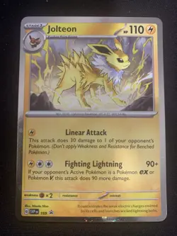 Jolteon SVP169 - SV Black Star Promo - Pokemon Card - Near Mint - Image 1