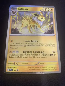 Jolteon SVP169 - SV Black Star Promo - Pokemon Card - Near Mint - Image 2